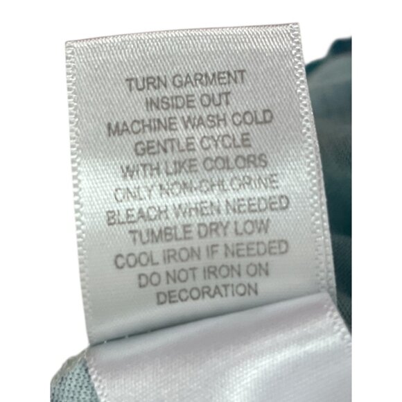 Dressbarn Women’s 2X Boho Peasant Top – Blue Paisley Smocked Flutter Sleeve Blou - Picture 6 of 7